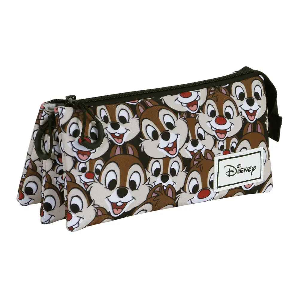 Disney Chip and Dale Chip y Chop Nutt triple pencil case product photo