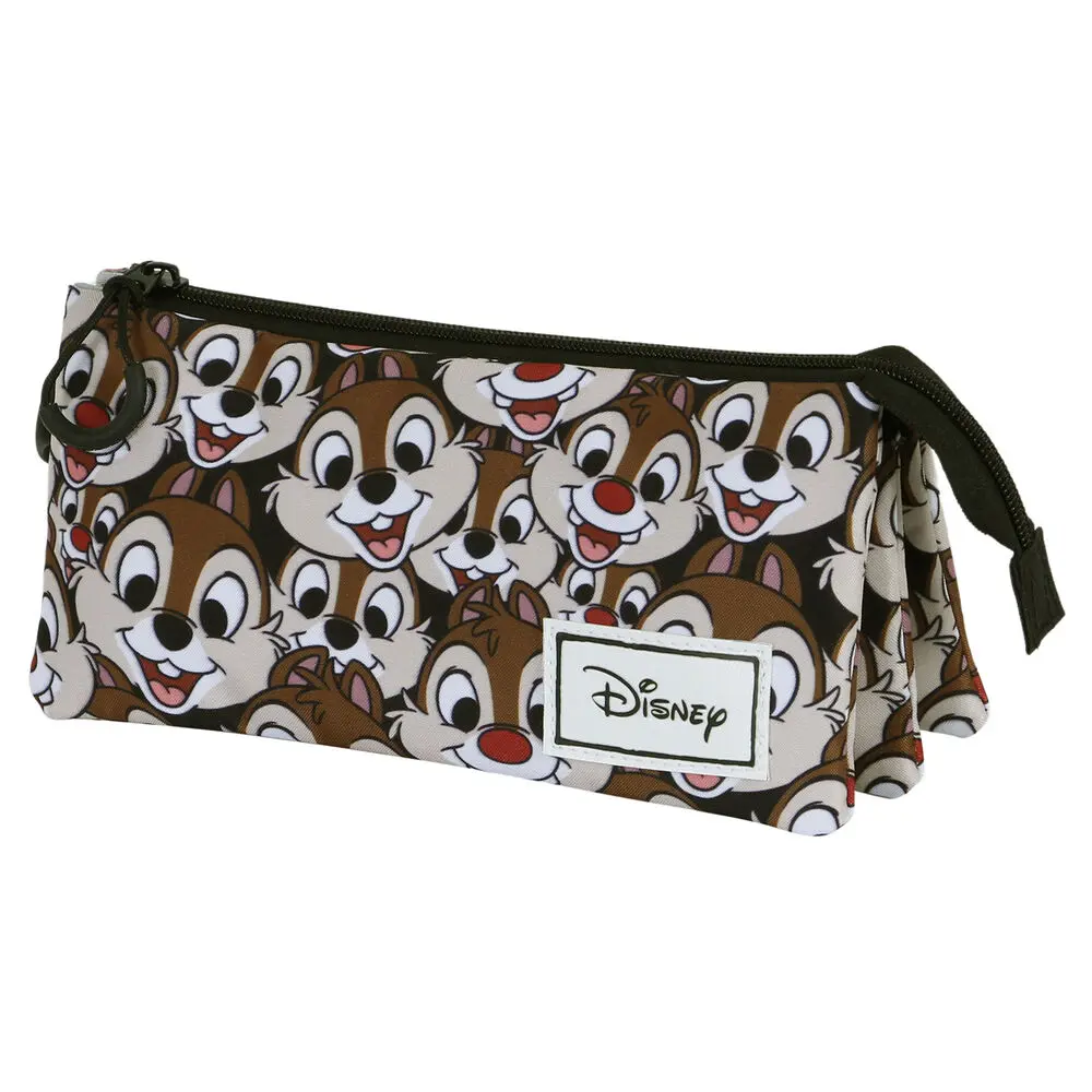Disney Chip and Dale Chip y Chop Nutt triple pencil case product photo