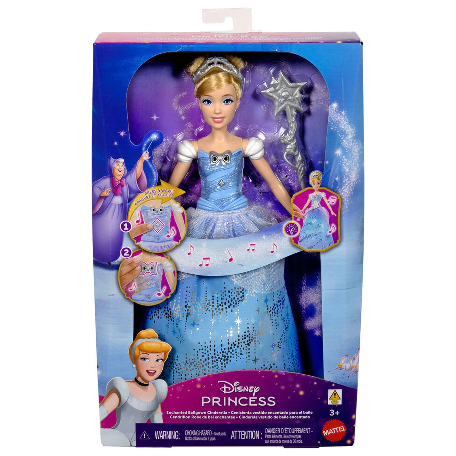 Disney Cinderella Enchanted Ballgown Cinderella doll product photo
