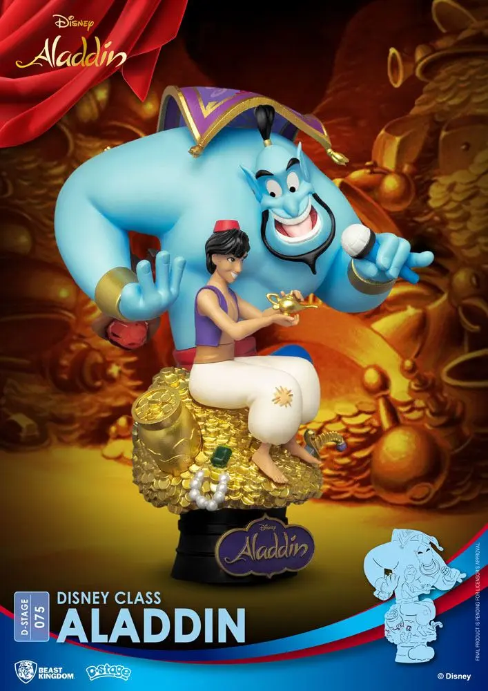 Disney Class Series D-Stage PVC Diorama Aladdin 15 cm termékfotó