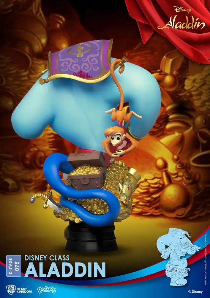 Disney Class Series D-Stage PVC Diorama Aladdin 15 cm termékfotó