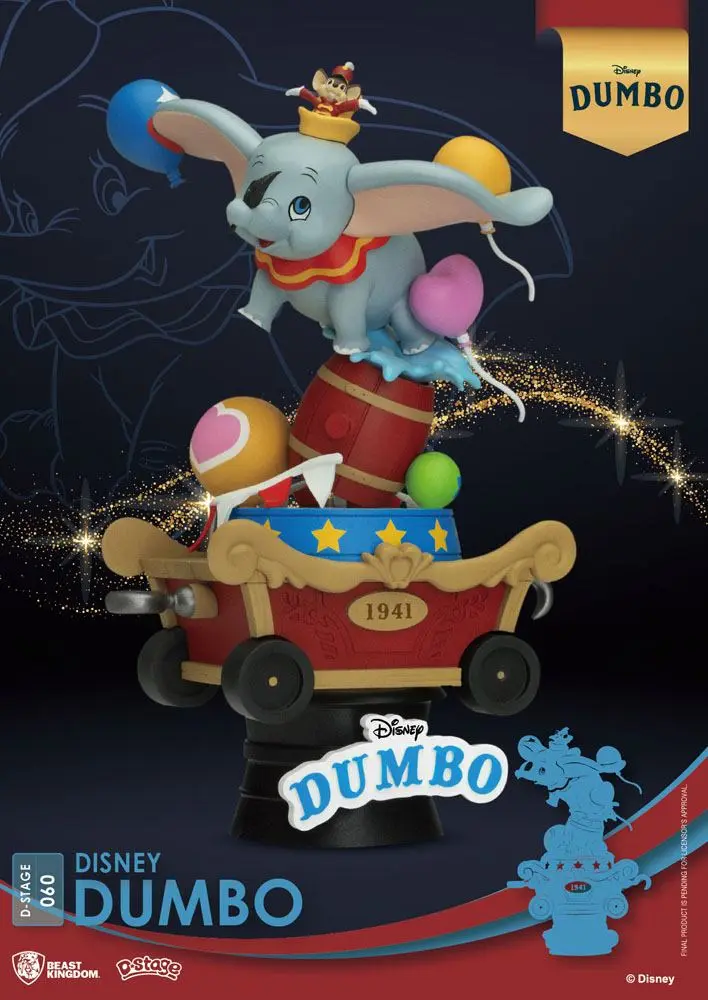 Disney Classic Animation Series D-Stage PVC Diorama Dumbo 15 cm product photo