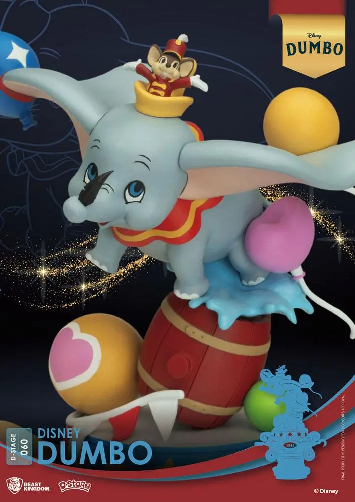 Disney Classic Animation Series D-Stage PVC Diorama Dumbo 15 cm product photo