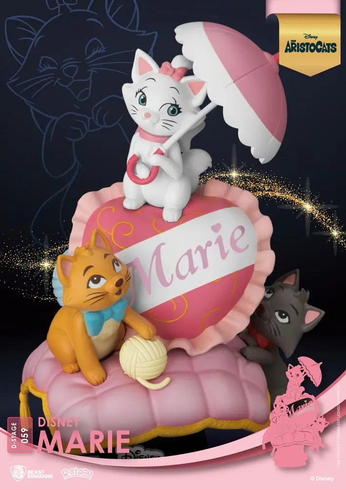 Disney Classic Animation Series D-Stage PVC Diorama Marie 15 cm product photo