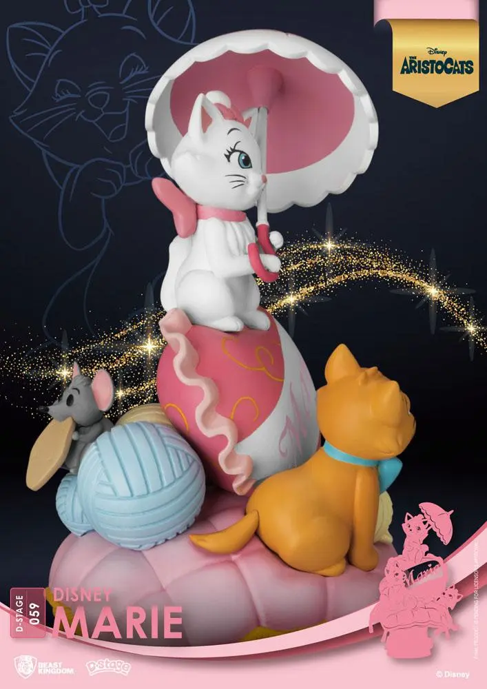 Disney Classic Animation Series D-Stage PVC Diorama Marie 15 cm product photo