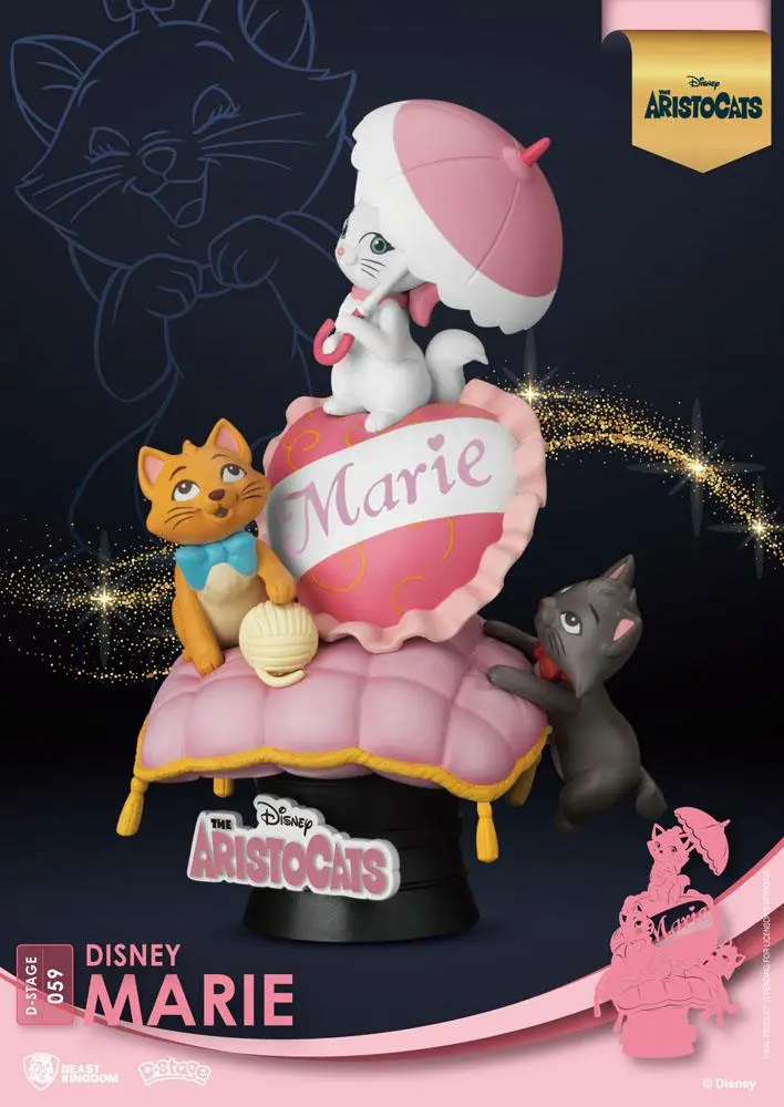 Disney Classic Animation Series D-Stage PVC Diorama Marie 15 cm product photo