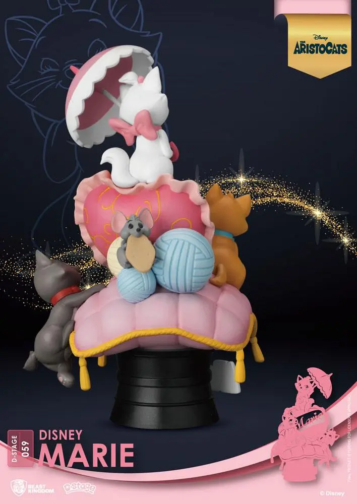 Disney Classic Animation Series D-Stage PVC Diorama Marie 15 cm product photo
