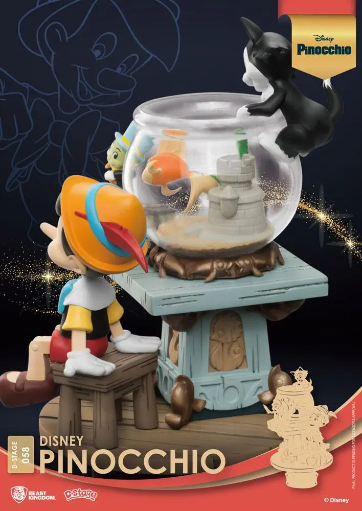 Disney Classic Animation Series D-Stage PVC Diorama Pinocchio 15 cm product photo