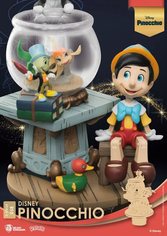Disney Classic Animation Series D-Stage PVC Diorama Pinocchio 15 cm product photo