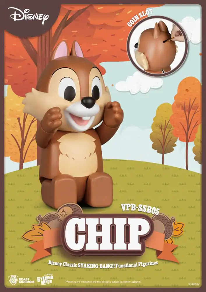 Disney: Classic Chip &#039;n&#039; Dale Syaking Bang PVC Figure Chip 33 cm product photo