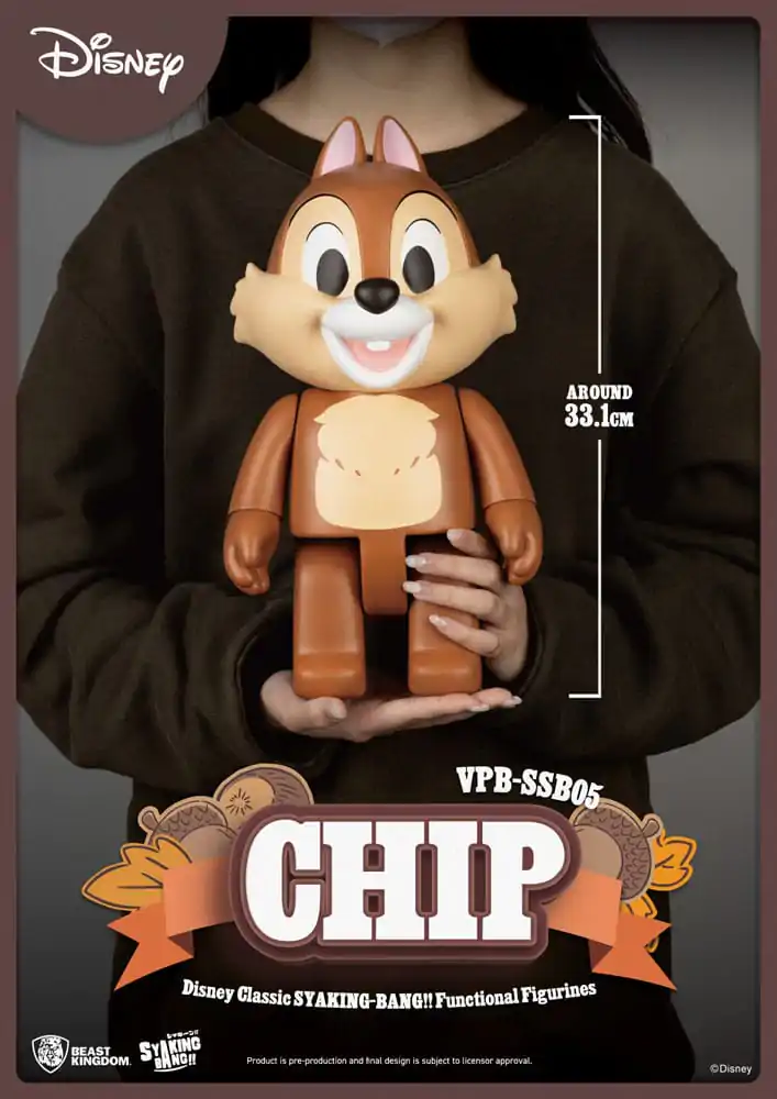 Disney: Classic Chip &#039;n&#039; Dale Syaking Bang PVC Figure Chip 33 cm product photo