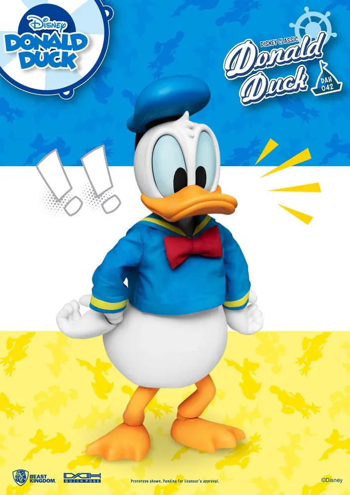 Disney Classic Dynamic 8ction Heroes Action Figure 1/9 Donald Duck Classic Version 16 cm product photo