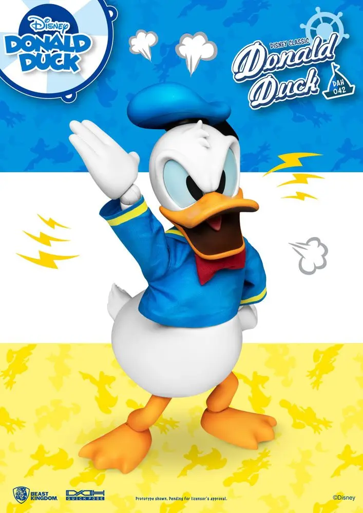 Disney Classic Dynamic 8ction Heroes Action Figure 1/9 Donald Duck Classic Version 16 cm product photo