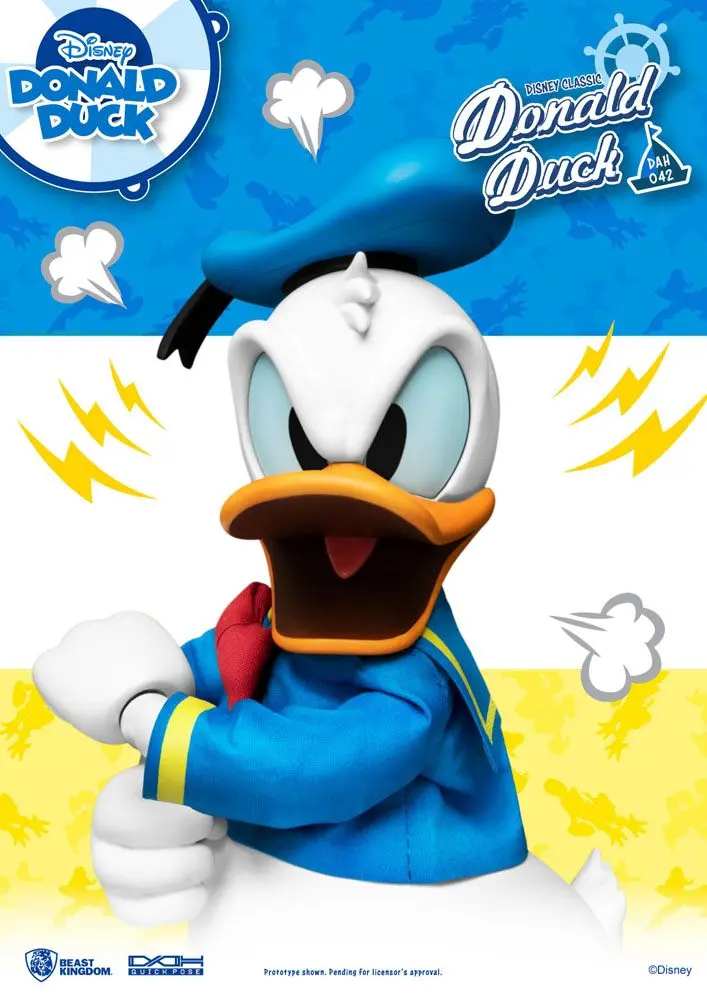 Disney Classic Dynamic 8ction Heroes Action Figure 1/9 Donald Duck Classic Version 16 cm product photo