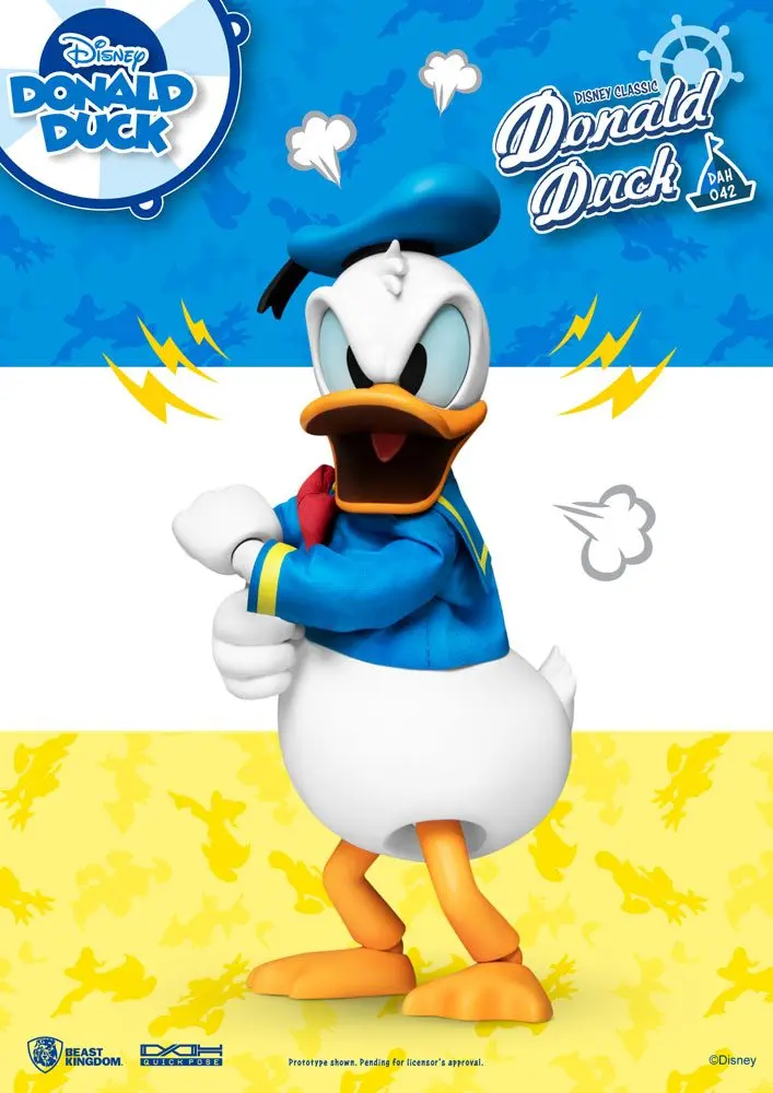 Disney Classic Dynamic 8ction Heroes Action Figure 1/9 Donald Duck Classic Version 16 cm product photo