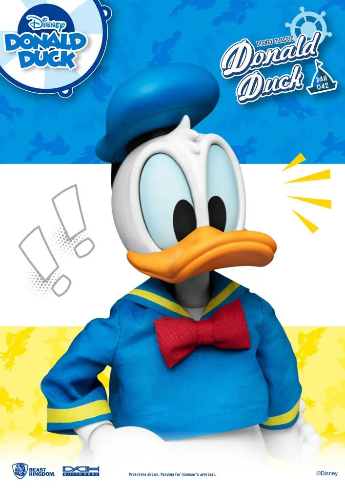 Disney Classic Dynamic 8ction Heroes Action Figure 1/9 Donald Duck Classic Version 16 cm product photo