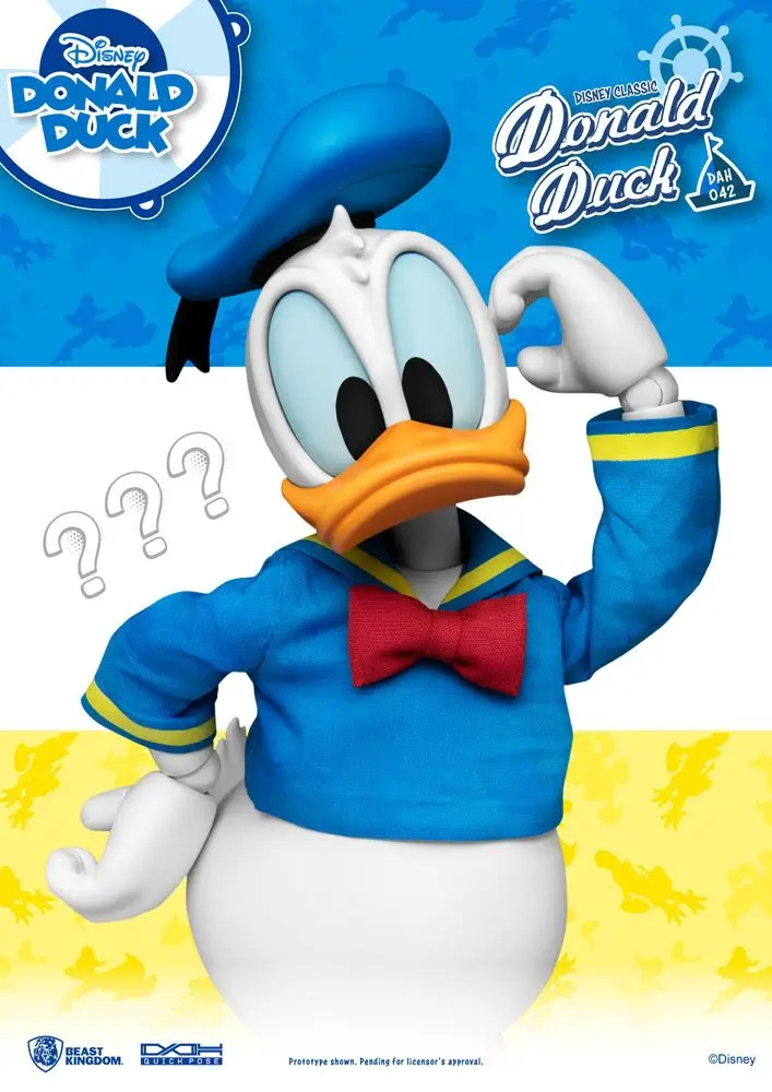 Disney Classic Dynamic 8ction Heroes Action Figure 1/9 Donald Duck Classic Version 16 cm product photo