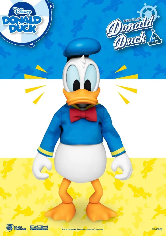 Disney Classic Dynamic 8ction Heroes Action Figure 1/9 Donald Duck Classic Version 16 cm product photo