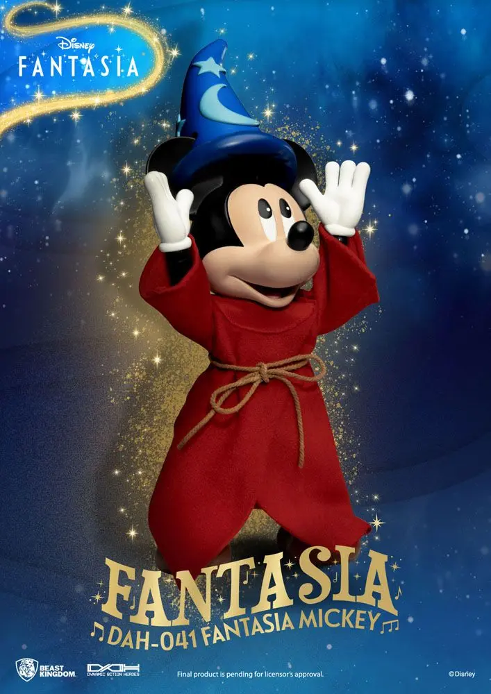 Disney Classic Dynamic 8ction Heroes Action Figure 1/9 Mickey Fantasia 21 cm termékfotó