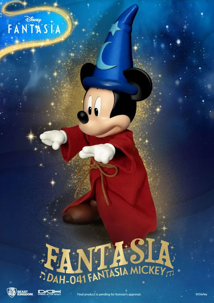 Disney Classic Dynamic 8ction Heroes Action Figure 1/9 Mickey Fantasia 21 cm termékfotó