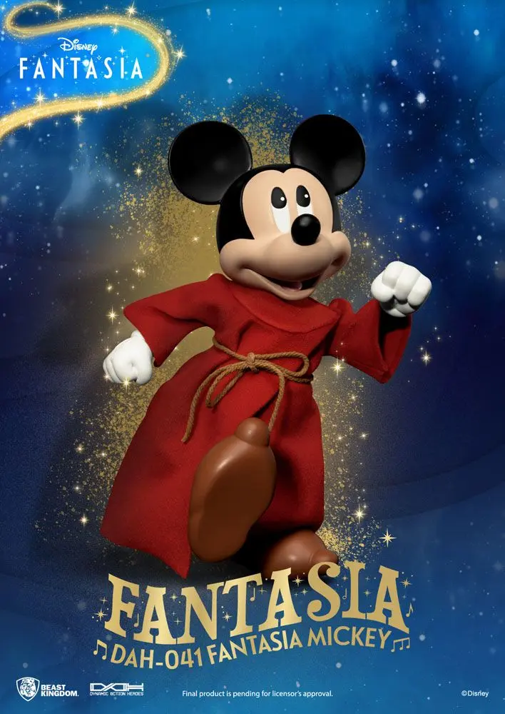 Disney Classic Dynamic 8ction Heroes Action Figure 1/9 Mickey Fantasia 21 cm termékfotó