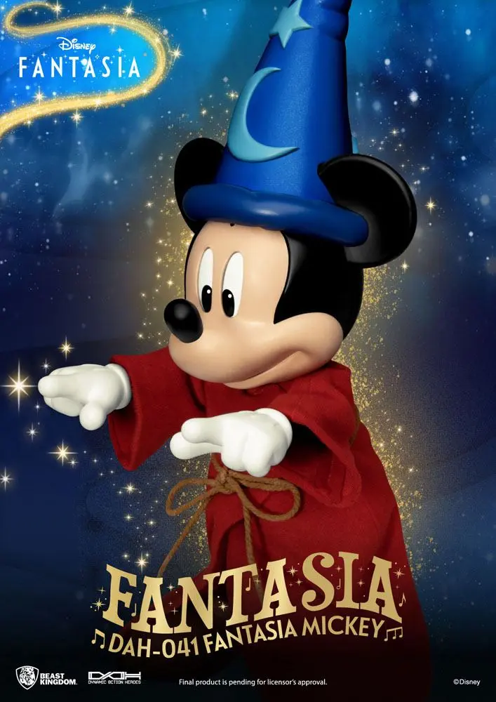 Disney Classic Dynamic 8ction Heroes Action Figure 1/9 Mickey Fantasia 21 cm termékfotó