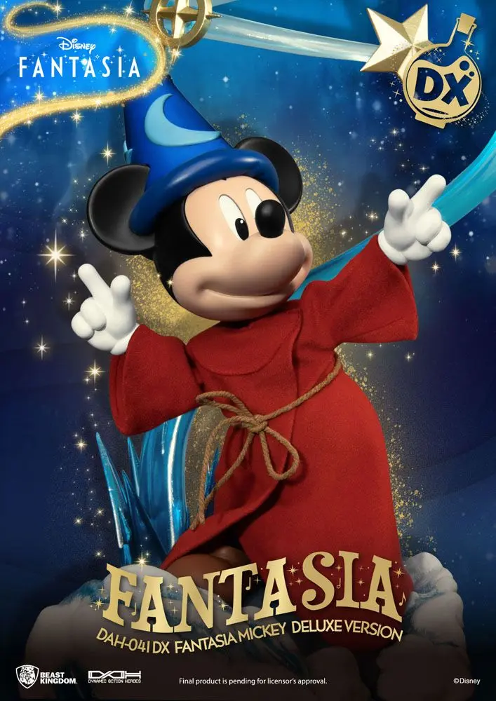 Disney Classic Dynamic 8ction Heroes Action Figure 1/9 Mickey Fantasia Deluxe Version 21 cm termékfotó