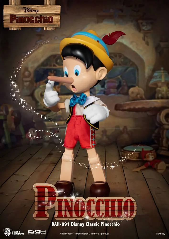 Disney Classic Dynamic 8ction Heroes Action Figure 1/9 Pinocchio 18 cm termékfotó