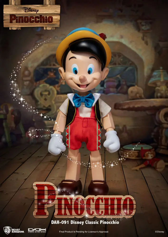 Disney Classic Dynamic 8ction Heroes Action Figure 1/9 Pinocchio 18 cm termékfotó