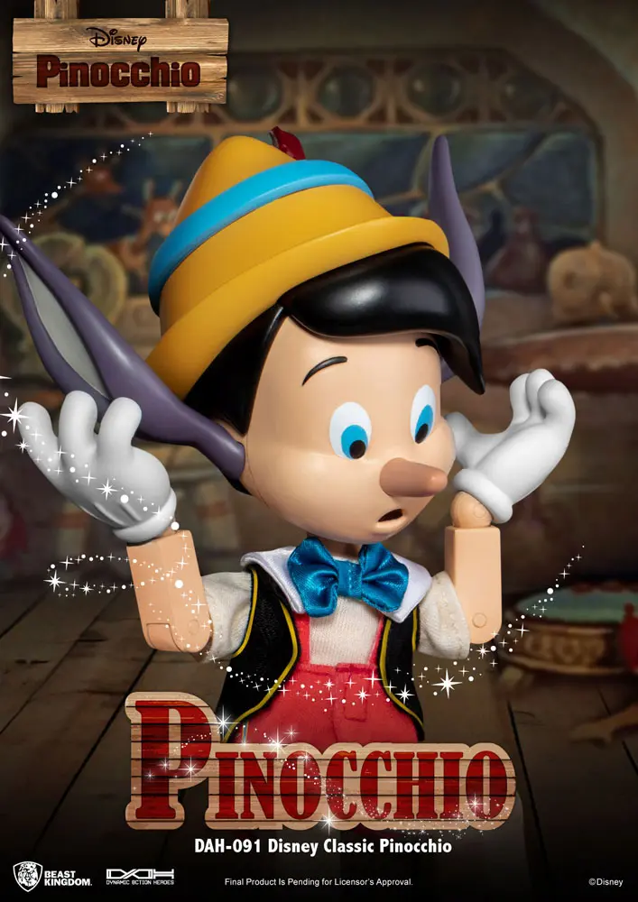 Disney Classic Dynamic 8ction Heroes Action Figure 1/9 Pinocchio 18 cm termékfotó