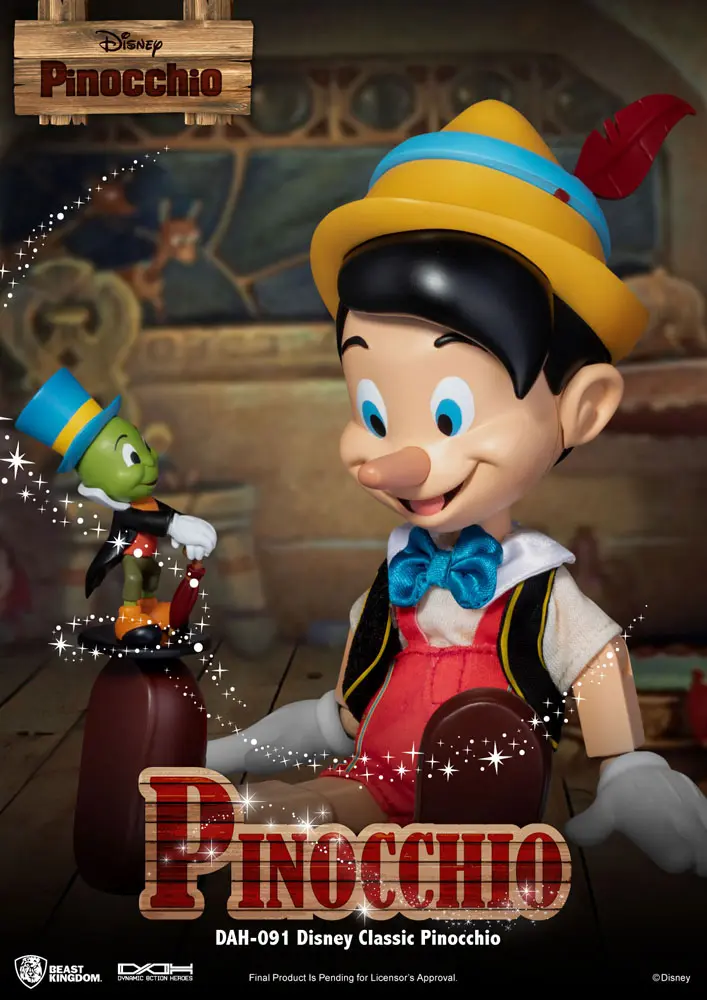 Disney Classic Dynamic 8ction Heroes Action Figure 1/9 Pinocchio 18 cm termékfotó