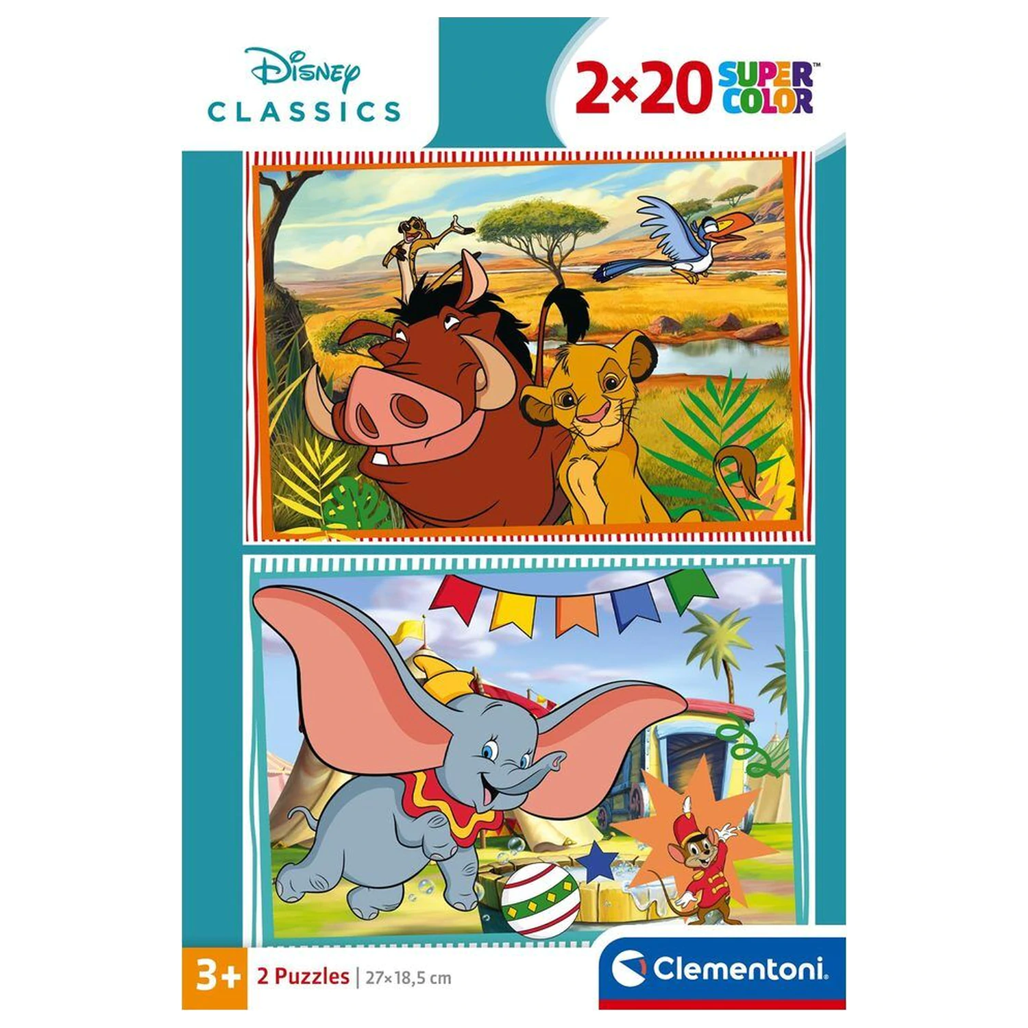 Disney Classic puzzle 2x20pcs product photo