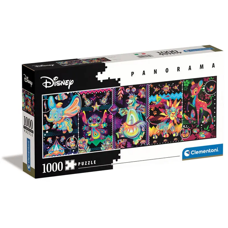 Disney Panorama Jigsaw Puzzle Pop-Art (1000 pieces) termékfotó