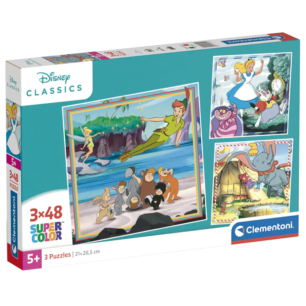 Disney Classics puzzle 3x48pcs product photo