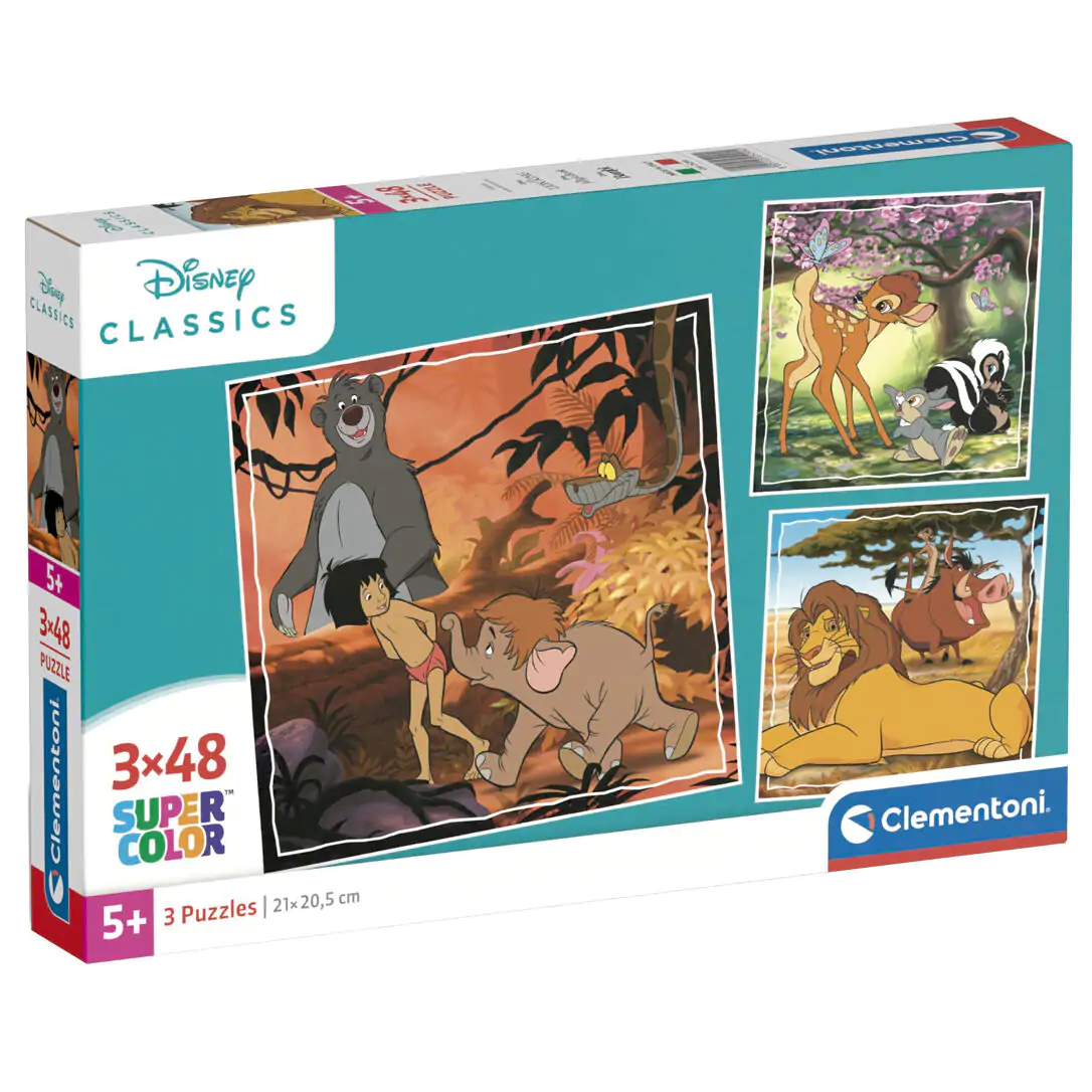 Disney Classics puzzle 3x48pcs product photo