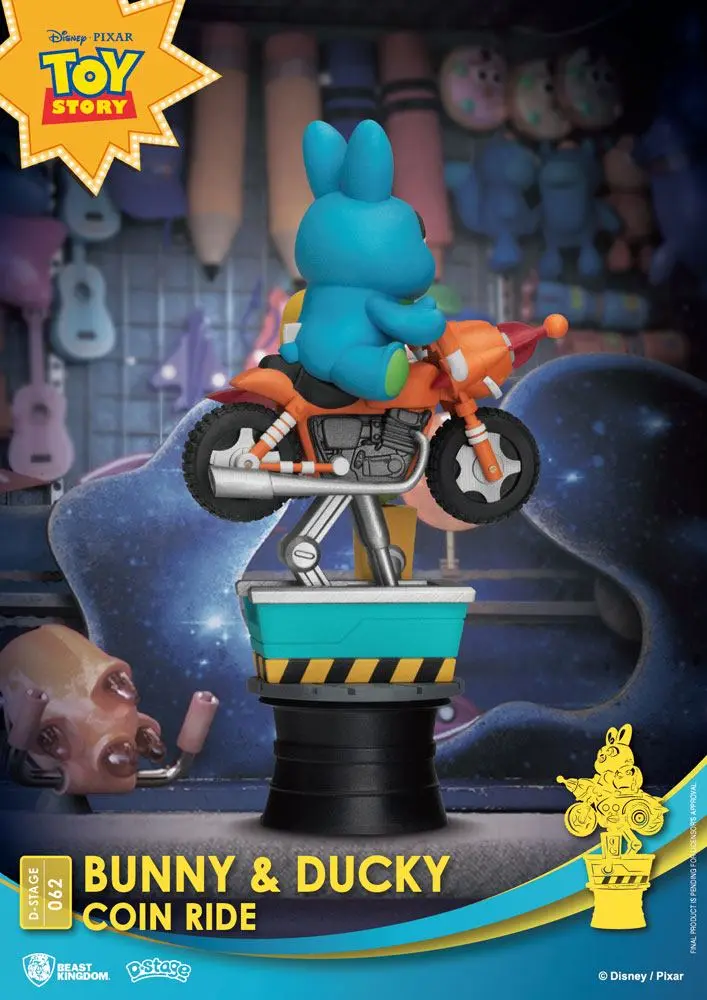 Disney Coin Ride Series D-Stage PVC Diorama Bunny &amp; Ducky 16 cm product photo