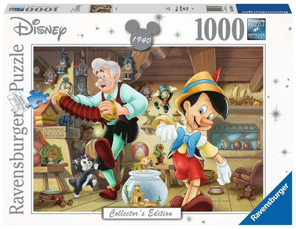 Disney Collector's Edition Jigsaw Puzzle Pinocchio (1000 pieces) product photo