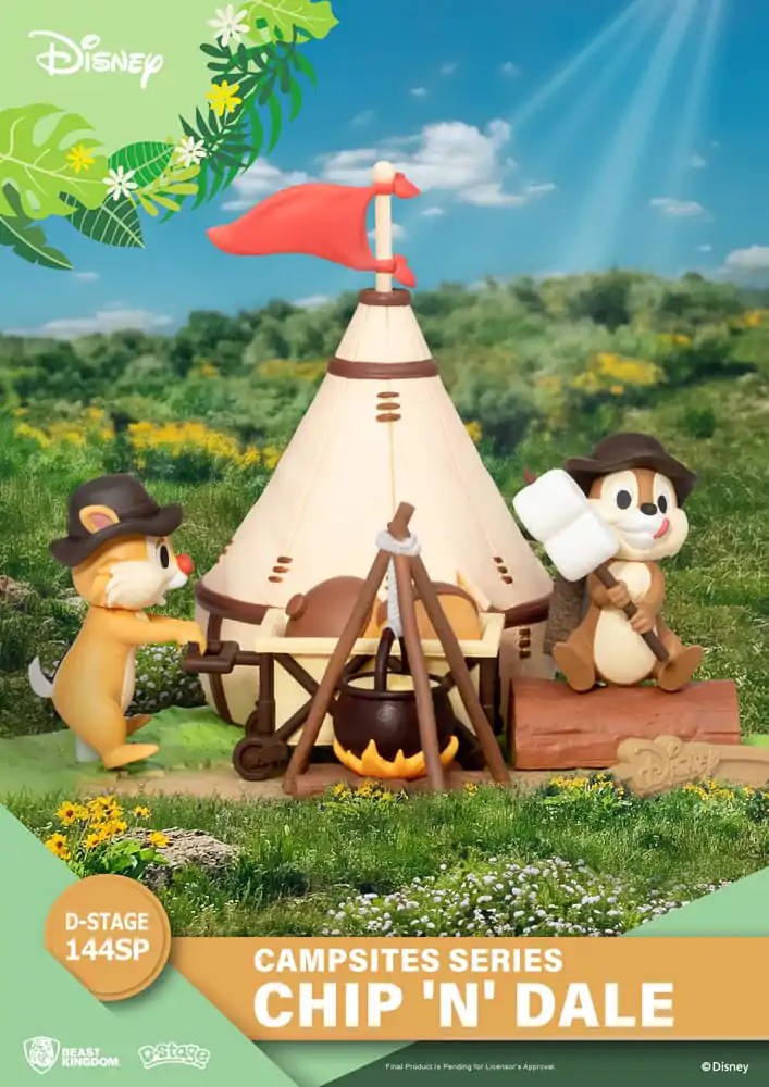 Disney D-Stage Campsite Series PVC Diorama Chip & Dale Special Edition 10 cm termékfotó