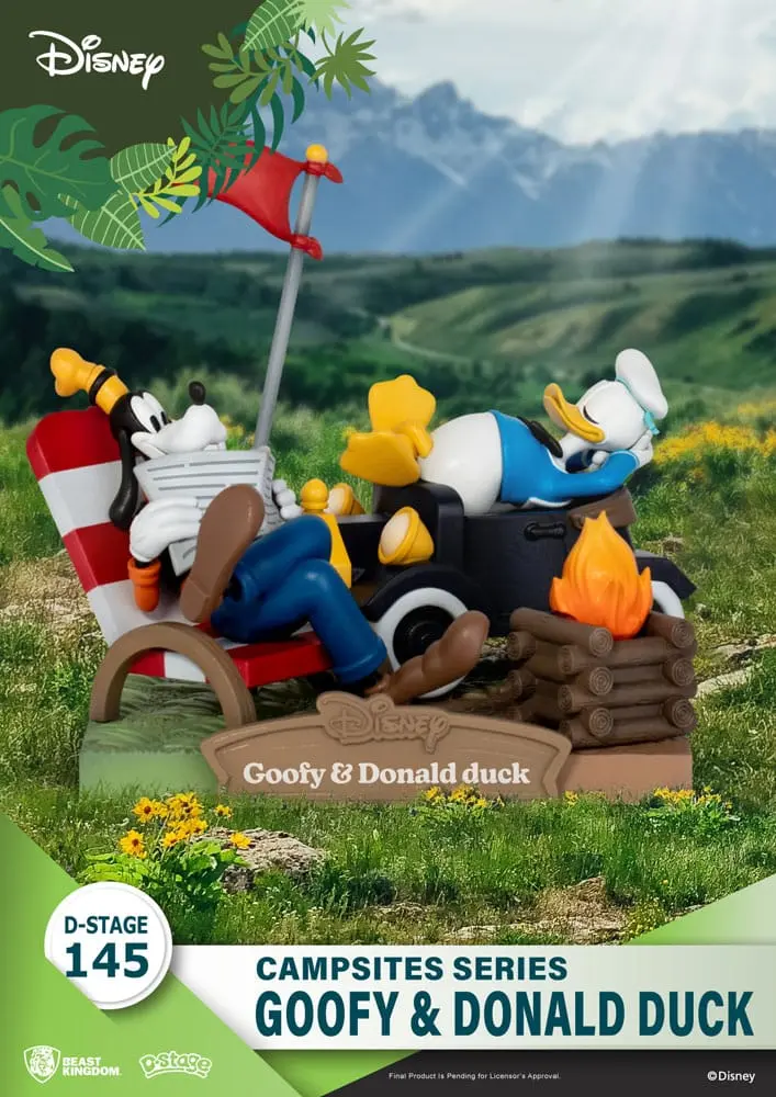Disney D-Stage Campsite Series PVC Diorama Goofy & Donald Duck 10 cm termékfotó