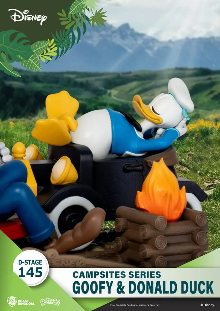 Disney D-Stage Campsite Series PVC Diorama Goofy & Donald Duck 10 cm termékfotó