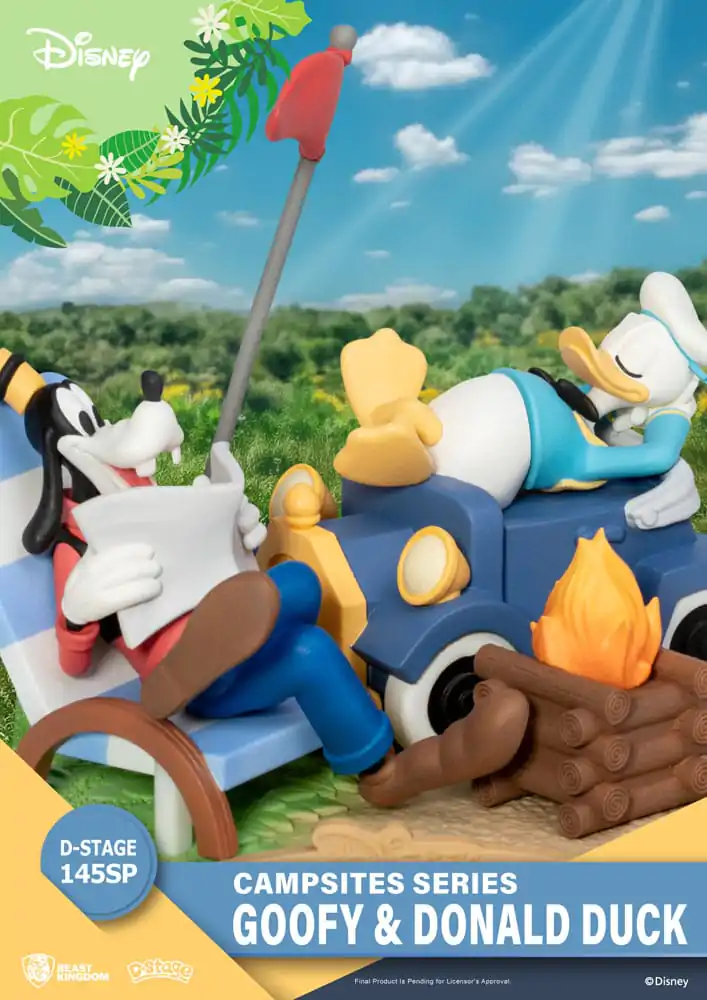 Disney D-Stage Campsite Series PVC Diorama Goofy & Donald Duck Special Edition 10 cm termékfotó