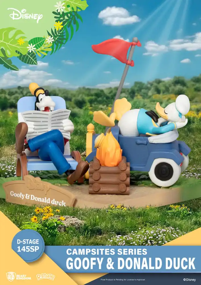 Disney D-Stage Campsite Series PVC Diorama Goofy & Donald Duck Special Edition 10 cm termékfotó