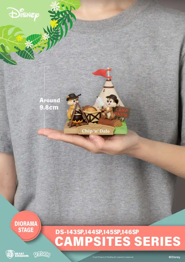 Disney D-Stage Campsite Series PVC Diorama Mickey Mouse Special Edition 10 cm product photo