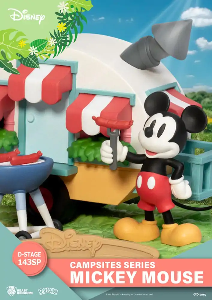 Disney D-Stage Campsite Series PVC Diorama Mickey Mouse Special Edition 10 cm product photo