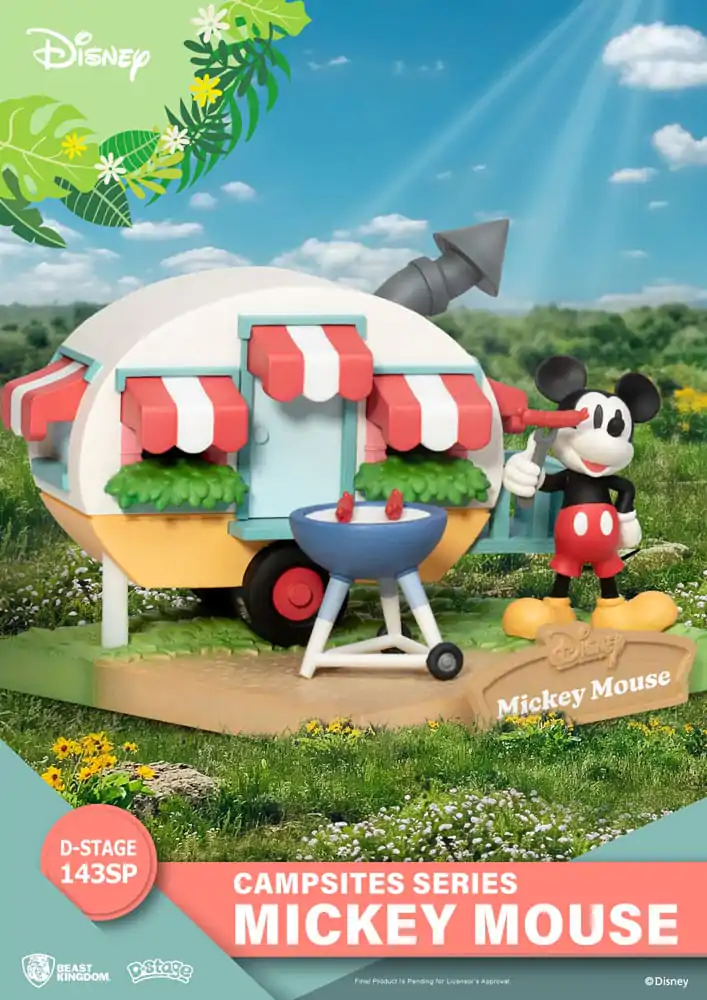 Disney D-Stage Campsite Series PVC Diorama Mickey Mouse Special Edition 10 cm product photo