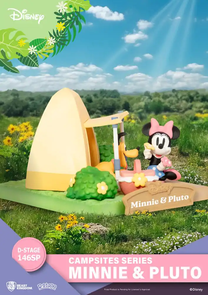 Disney D-Stage Campsite Series PVC Diorama Mini & Pluto Special Edition 10 cm termékfotó