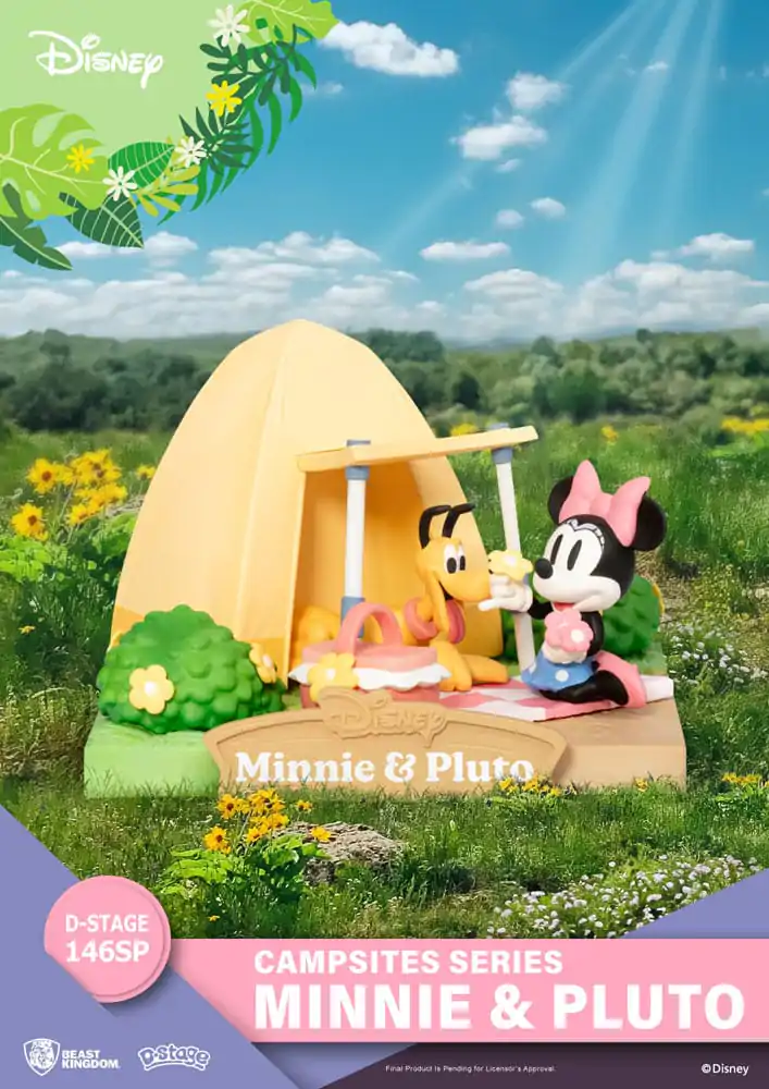 Disney D-Stage Campsite Series PVC Diorama Mini & Pluto Special Edition 10 cm termékfotó