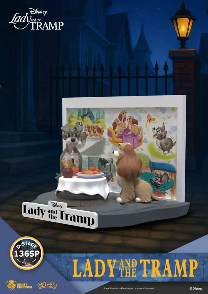 Disney D-Stage PVC Statue Lady and the Tramp 12 cm  product photo