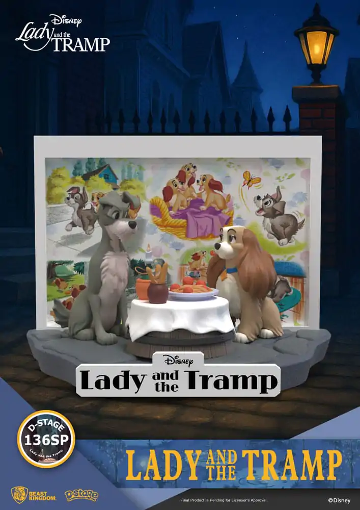 Disney D-Stage PVC Statue Lady and the Tramp 12 cm  product photo