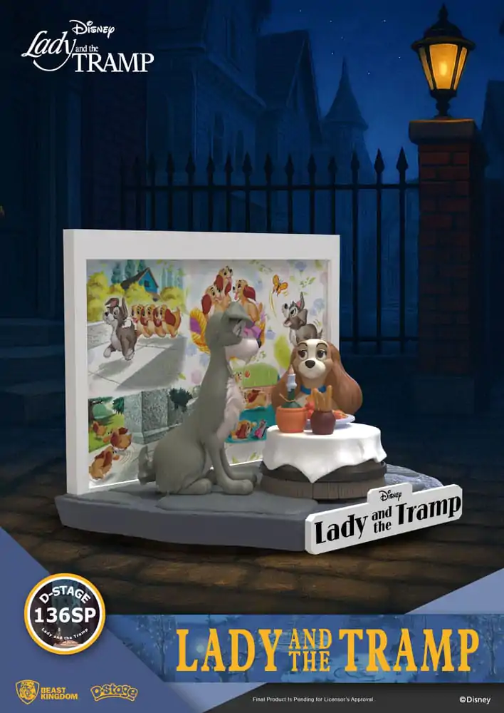 Disney D-Stage PVC Statue Lady and the Tramp 12 cm  product photo